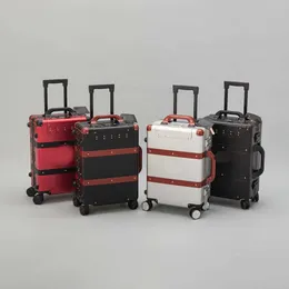 aluminum luggage designer travel suitcase Fashion Luxurys Men Women Letters Purse Rod Spinner Universal Luggages with wheels Duffel Bags
