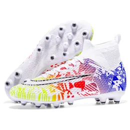 Dress Shoes Soccer Men Quality FGTF Football Boots High Ankle Grass Cleats Training Match Sneakers Kids Nonslip Professional 230713