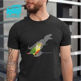 T-shirt da uomo T-rex Shadow Pineapple Conure Cockatiel T-shirt da uomo Parrot Bird Animal T-shirt T-shirt manica corta 100% cotone Taglie forti L230713