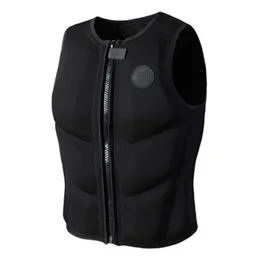 Life Vest şamandıra S3XL Profesyonel Ceket Sörf Neopren Yetişkin Comp Etki Koruma Su Spor Güvenliği 230713