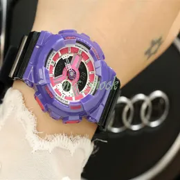 relógio fashion à prova d'água NEW MODE Sport display duplo GMT Analog Quartz Digital LED relógio de pulso reloj hombre relogio masculino227g