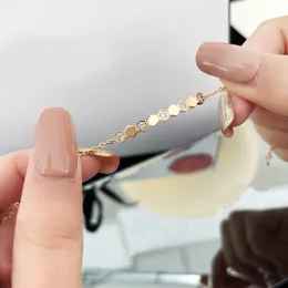 Lyxdesigner armband klassiker 18k guldpläterad enkel bikupa armband för kvinnor män charm smycken gåva hög kvalitet