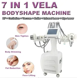 Factory sell Vela slimming Vacuum Rf Infrared Roller Slimming Skin Tightening Machine slimming Cavitation Vacuum RF BIO cooling pads body shape Weight Loss Machine