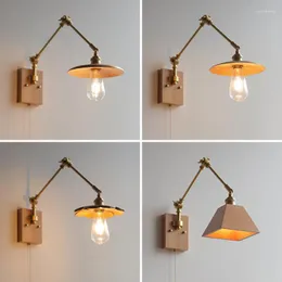 Wall Lamps Nordic Glass Lamp Led Hexagonal Bedroom Decor Deco Lampen Modern Penteadeira Camarim Candle