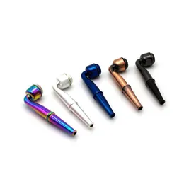 Smoking Pipes Brand New Accessories Metal Alloy Herb Pipe 95Mm Bowl Detachable Tobacco Vt0181 Drop Delivery Home Garden Household Sun Dhblv