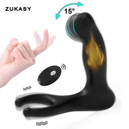 Vibrators Wiggle Prostate Massager Anal Vibrator Male Plug Sex Toys For Men Wireless Remote Ass Butt Adult Buttplug 230714