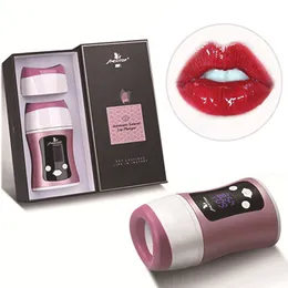 Ansiktsvårdsenheter Silikon Lip Plumper Device Portable Electric Plumping Enhancer Sexig större Fuller Lips Förstarande skönhetsverktyg för kvinnor 230714