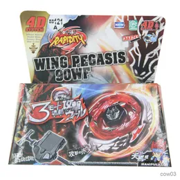 4D Beyblades B -X Toupie Burst Beyblade spinning Top Metal Fusion Masters BB121A Wing Pegasis 90WF 4D System - Starter with Launcher R230714