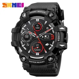 Skmei Moda Bluetooth Çağrı Akıllı Saat Men Sport Fitness Tracker Smartwatch Kalp Hızı IP68 Android iOS için Su Geçirmez Kalori