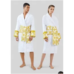 Basic Casual Dresses Mens Luxury Classic Cotton Bathrobe Men And Women Brand Sleepwear Kimono Warm Bath Robes Home Wear Unisex Bat 51