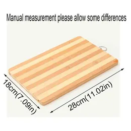 チョッピングブロックキッチンレック竹チョップボード木製野菜フルーツ屋外カムフードカッティングボード肉キッチンツールドロップデリDH82A