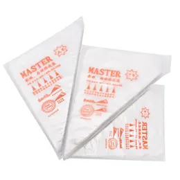100PCS/LOT Disposable Cream Pastry Bag S/M/L Size Cake Icing Piping Decorating Tool Cupcake Decorating Bags G0714