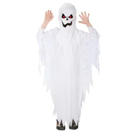 Тематическое костюм дети детские мальчики жуткие страшные костюмы белых призраков