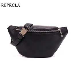 Waist Bags REPRCLA Pack Fashion PU Leather Fanny for Women Belt Bag Brand Designer Shoulder Casual Female Chest 230713
