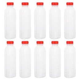 زجاجات المياه واضحة مشروب الزجاجة حاويات فارغة تخزين قابلة لإعادة الاستخدام الصودا Cola Caps الإبداعية يمكن التخلص من الشاي جرة 230714