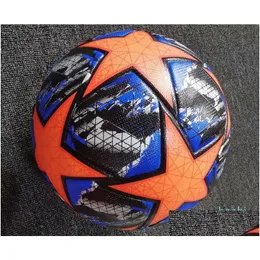 Bollar Europamästare Storlek 4 Soccer Ball Final Kiev Pu 5 Granes Slip-resistent Football Drop Delivery Sports Outdoors Athletic Out DH0YC