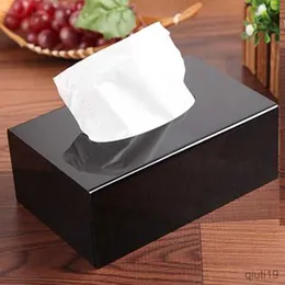 Taschentuchboxen Servietten 1PC Acryl Taschentuchbox Serviettenhalter Seidenpapierboxen Handtuchspender für Restaurant Tissu Box Cover Boite A Mouchoir Christma R230714