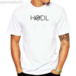 T-shirt da uomo Stellar Hodl Crypto Bitcoin Blockchain Graphic T-shirt T-shirt da uomo in puro cotone per il tempo libero T-shirt vintage Camisa Streetwear Summer L230713
