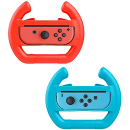 Other Accessories 2PCS Nintend Switch ABS Steering Wheel Handle Stand Holder Left Right JoyCon Joycon For NS NX Controller Wheels 230713