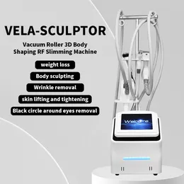 VELA-form RF Vakuumkavitation 3D Roller Body Sculptor Skin Forra Cellulite Removal Vela-Sculptor Slim Machine djupvävnad Lymfatisk dräneringsmassage Roller