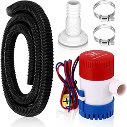 Strandtillbehör 5 -delvis Bilge Pump Pipe Kit Bilge Electric 12V PVC Slang 230713