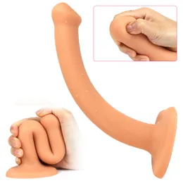 Slip Mutandine Silicone Lungo Dildo Ventosa Realistico Grande Plug anale Vaginale Punto G Dildo Giocattoli sessuali per donne Uomini Masturbazione Adulti 230714