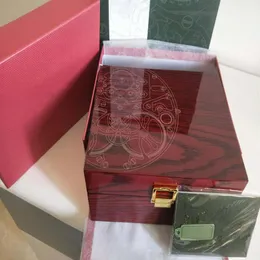 Версия Luxury Red Original Box Papers Sumbag 200 мм 160 мм 100 мм используется 15400 15400ST 26703ST 26470OR CAL 3120 3126 7750 WATCHE231K