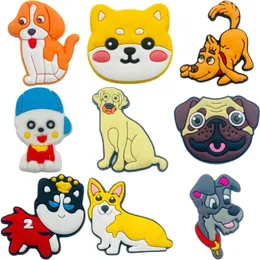 Shoe Parts Accessories Custom Pvc Clog Charms Animal Dog Decoration For And Bracelet Gifts Kids Charm Wholesale Drop Delivery Otjso