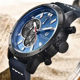 Watches Men True six pin Chronograph Sports Watches Brand PAGANI DESIGN Luxury Quartz Watch Reloj Hombre Relogio Masculino270Q