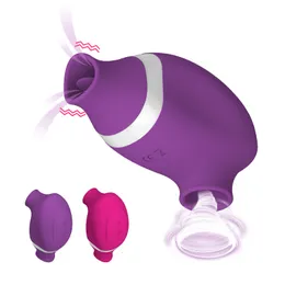 Vibrators Sucker Vibrator Licking Clitoris for Woman Sex Toys Oral Blowjob Orgasm Vaginal Anal Dildo Masturbator Adults 230714