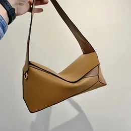 Ote çanta tasarımcısı çanta omuz çantaları kadın çanta bulmaca geometrik moda bayan crossbody çanta kontrast renk patchwork cüzdan gri patchwork yeşil