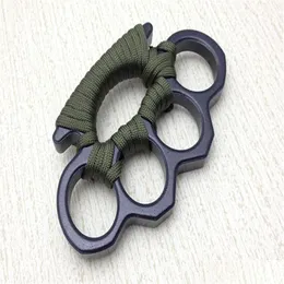 Brass Knuckles Arival Black Alloy Duster Buckle Male And Female Self-Defense Four Finger Punches555251R Drop Delivery Sports Outdoor Dhsqn