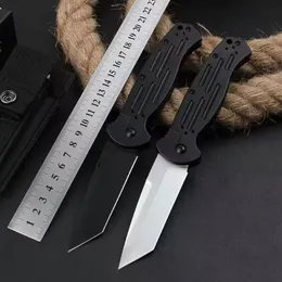 Butterfly BM9052BK Coltello tascabile AFO II 154CM Lama a singola azione 6061 T6 Manico in lega di alluminio Caccia tattica EDC Strumento di sopravvivenza Coltelli regalo a2776