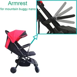 Barnvagnsdelar Tillbehör 1 Baby ARMREST PU -läderstötfångare för Mountain Buggy Nano V2 230713