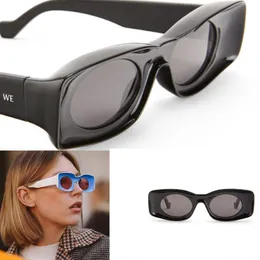 Paula Ibiza 오리지널 선글라스 Lentes Ovaladas gafas de sol con marcos cuadrados gruesos disenadoras de moda para fiestas de personalidad femenina 40033