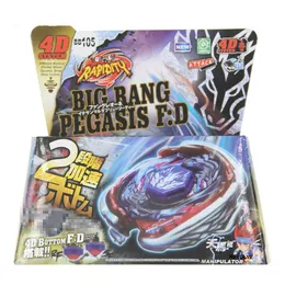 Spinning Top BX TOUPIE BURST BEYBLADE Big Bang BB105 Cosmic Pegasus Pegasis F D STARTER SET w Launcher Ripcord 230714