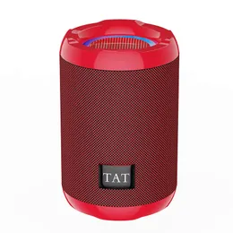 Wireless Bluetooth Speaker Portable Outdoor Column Stereo Hifi Fabric Speakers Support TF card FM Radio USB AUX