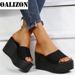 Slippers Women Platform Beach Slippers High Heels Sandals Sundals Summer Shoes Shoes Slides Slides Sexy Pumps Fad Flip Flops 230713