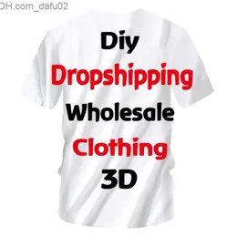 Herrt-tröjor OGKB Men's DIY Anpassade T-shirts Dina egen design 3D-tryckt anpassade V-hals Tshirt Male Kort ärm Casaul Tee Shirts Wholesale Z230714