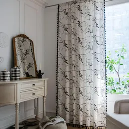 Zasłona marmur wydrukowana z tassel do salonu gotowe zasłony sypialnia zasłon okiennej dekoracja