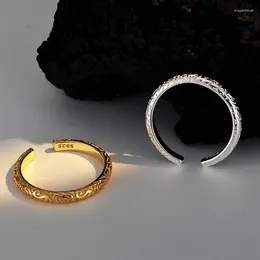 Küme Yüzükleri S'steel 925 STERLING Gümüş UNISEX YENİDEN ETKİSİYE KADINLARI RINGEN'de Estetik Promise Trends 2023 Aksesuarlar Güzel Takılar