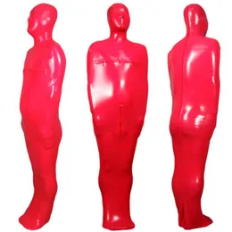 100% Pure Latex Sleeping Bag with Zipper on the Chest and Front Crotch and Back Rubber Fetish choking Open Nose Bondage Sleeping B263H