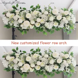 Faux Floral Greenery 50 100см DIY Свадебная цветочная стена Поставляется в