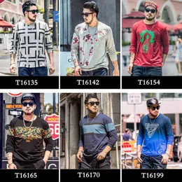 Camisetas Masculinas 2022 Primavera Plus Size 7XL 6XL 8XL GXXH Vários Estilos Camiseta Estampada Outono Grande Tendência Masculina Oversize Camiseta Casual Decote O L230715