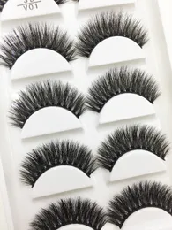 False Eyelashes Customized 50 boxes of 5 pairs of sable eyelids 3D fake eyelids with folded edges and thick makeup dramatic natural soft fake eyelids 230715