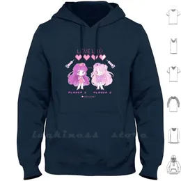 Herr hoodies slåss med sjuksköterskor hoodie långärmad menhera kawaii pastellfa