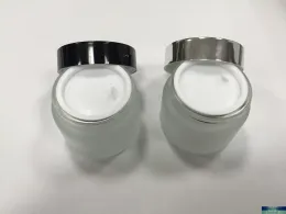 무료 배송 - 50g Frost Glass Cream Jar, 유리 용기, 화장품 포장 간단