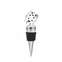 Bar Tools Fashion Crystal Red Wine Stopper Dice Bottles Stoppers Las Vegas Gifts To Friends 7 5XN Y2 Drop Delivery Home Garden Kitc DHF3B