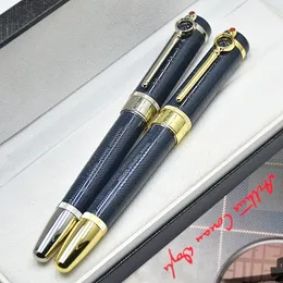 Limited Edition Writer Conan Doyle Signature Rollerball Pen Blue & Black Metal Office School Writing Ballpoint Pens With Serial Number
