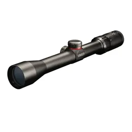 22 Mag Riflescope, retículo duplex com anéis, preto fosco